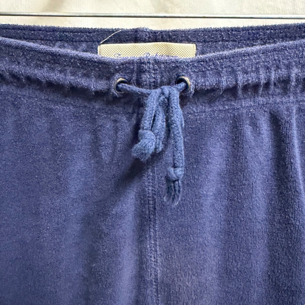 Tommy Bahama Mens XL Navy Blue French Terry Cloth Lounge Poolside Shorts Marlin - Picture 5 of 7